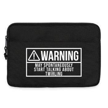 drehend - Laptoptasche 13" - Schwarz - Vorne