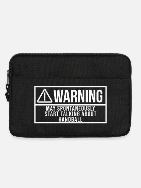 Handball Handball Handball - Laptoptasche 13" - Schwarz