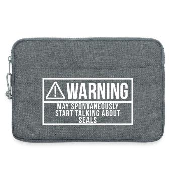 Siegel - Laptoptasche 13" - Grau meliert - Vorne