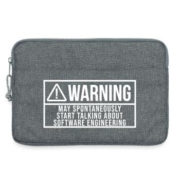 Anwendungsentwickler - Laptoptasche 13" - Grau meliert - Vorne