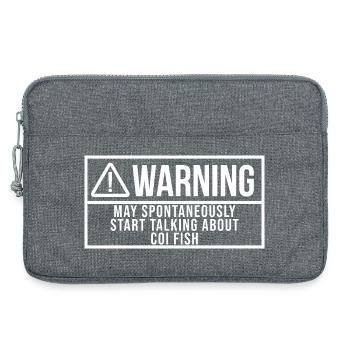 Coi-Fische - Laptoptasche 13" - Grau meliert - Vorne