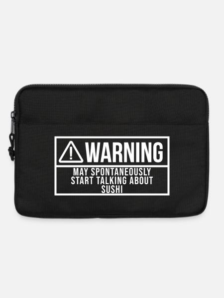Sushi Sushi Sushi - Laptoptasche 13" - Schwarz