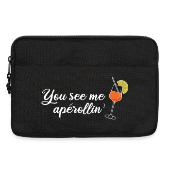 You see me aperollin’ - Laptoptasche 13" - Schwarz - Vorne