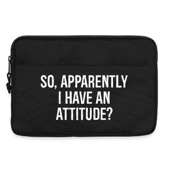 also habe ich anscheinend eine Einstellung - Laptoptasche 13" - Schwarz - Vorne