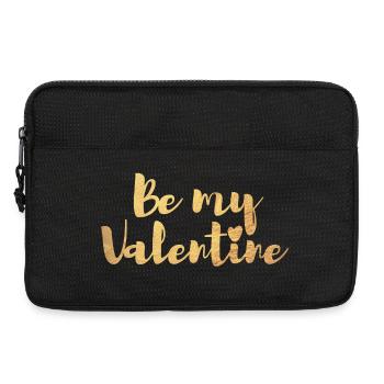 Be my Valentine Valentine's Day Love Heart I love you - Laptop bag 13" - black - Front