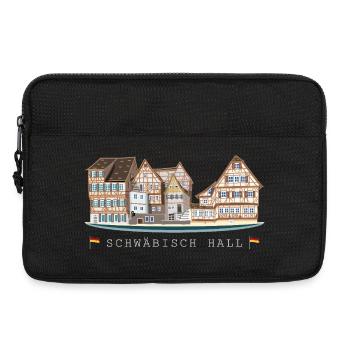 Schwäbisch Hall, Süddeutschland, Zeichnung - Laptoptasche 13" - Schwarz - Vorne