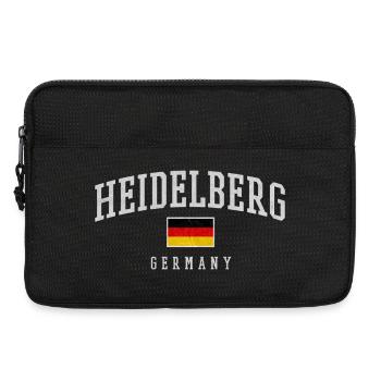 Heidelberg Germany Typography - Laptop bag 13" - black - Front