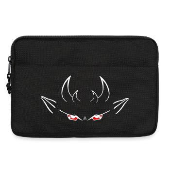Teufelsgesicht, augen,fantasy designs - Laptoptasche 13" - Schwarz - Vorne