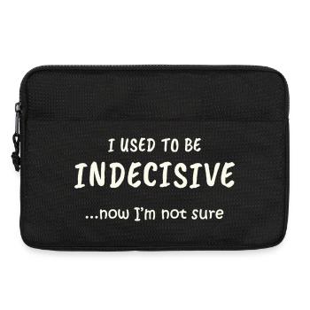 Unentschlossener Modus - Laptoptasche 13" - Schwarz - Vorne