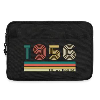 70 Années 1956 Vintage Rétro Anniversaire - Sacoche pour ordinateur portable 13 pouces - noir - Devant
