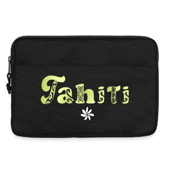 Tahiti (citron vert) - Sacoche pour ordinateur portable 13 pouces - noir - Devant