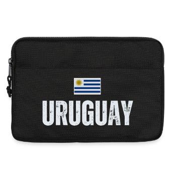 Ich liebe Uruguay, hergestellt in Uruguay - Laptoptasche 13" - Schwarz - Vorne