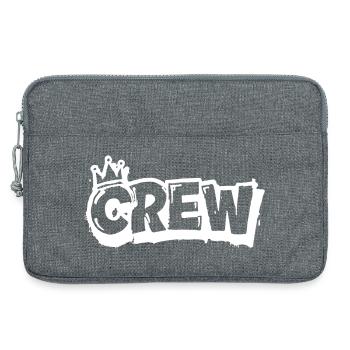 Graffiti de l’équipe - Sacoche pour ordinateur portable 13 pouces - gris chiné - Devant