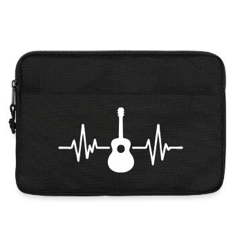 Gitarre Pulse Silhouette - Laptoptasche 13" - Schwarz - Vorne