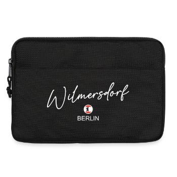 Wilmersdorf - Drapeau de Berlin - Ours de Berlin - Sacoche pour ordinateur portable 13 pouces - noir - Devant