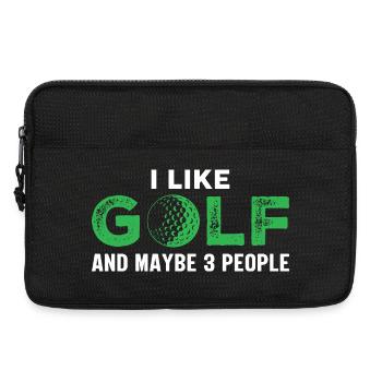 Golf - Laptoptasche 13" - Schwarz - Vorne