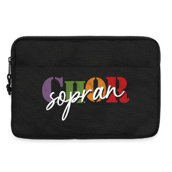 Choir Soprano - Laptop bag 13" - black - Front