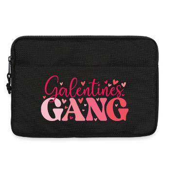 Galentines Gang Cute Gal Pals Sisterhood  - Laptop bag 13" - black - Front