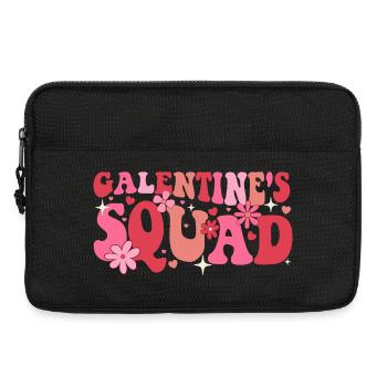 Galentine’s Squad Matching Girls Crew Sisterhood  - Laptop bag 13" - black - Front