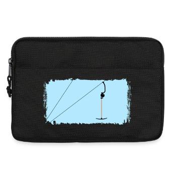 Ankerlift | Lift me, Ski, Wintersport, Skiurlaub - Laptoptasche 13" - Schwarz - Vorne