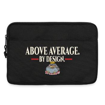 Above - Laptop bag 13" - black - Front