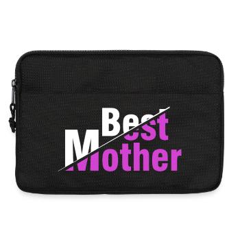 Meilleur t-shirt de mère – Drôle d’anniversaire de la fête des mères - Sacoche pour ordinateur portable 13 pouces - noir - Devant
