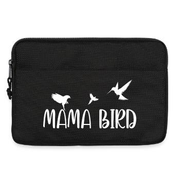 Mama Bird Shirt – Geschenk für Mütter - Laptoptasche 13" - Schwarz - Vorne