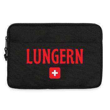 Lungern Swiss Cross  - Laptoptasche 13" - Schwarz - Vorne