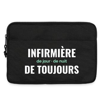Infirmière de Toujours - Sacoche pour ordinateur portable 13 pouces - noir - Devant