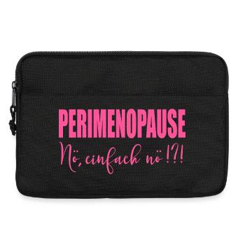 Perimenopause Frauen Stimmung - Laptoptasche 13" - Schwarz - Vorne