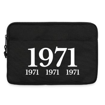 1971 - Laptoptasche 13" - Schwarz - Vorne