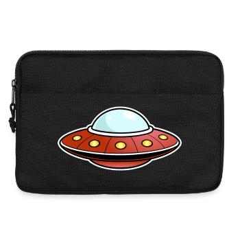 UFO red - Laptop bag 13" - black - Front
