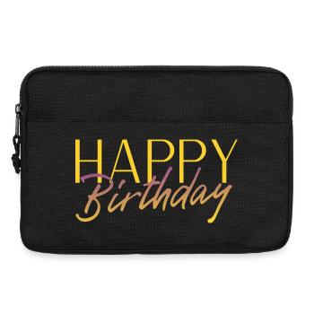 Bon anniversaire - Sacoche pour ordinateur portable 13 pouces - noir - Devant