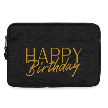 Bon anniversaire - Sacoche pour ordinateur portable 13 pouces - noir - Devant