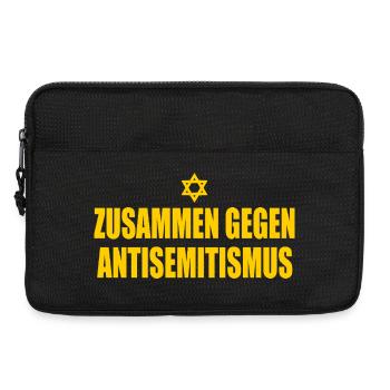 Zusammen Gegen antisemitismus  - Laptoptasche 13" - Schwarz - Vorne