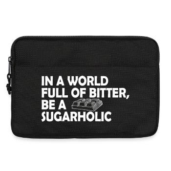 Sugarholic World Bold Tee - Sacoche pour ordinateur portable 13 pouces - noir - Devant