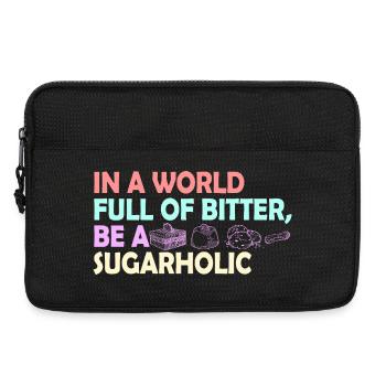 Citation de Sugarholic World - Sacoche pour ordinateur portable 13 pouces - noir - Devant