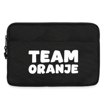 Team Oranje - Nederland - Netherlands Niederlande - Laptoptasche 13" - Schwarz - Vorne