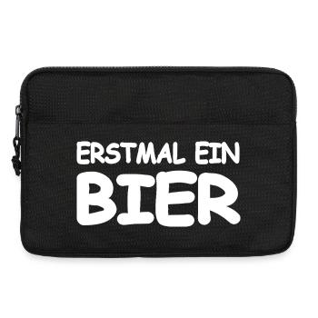 Bier - Laptoptasche 13" - Schwarz - Vorne