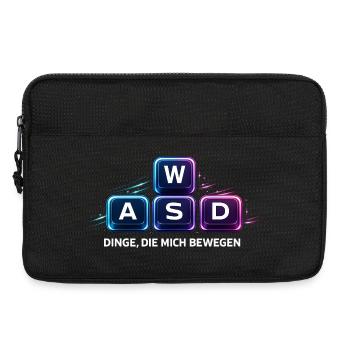 Dinge Die Mich Bewegen WASD PC Gamer - Laptoptasche 13" - Schwarz - Vorne