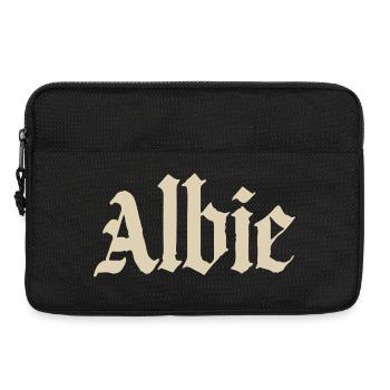 Albie Gothic Fracture Print - Laptop bag 13" - black - Front