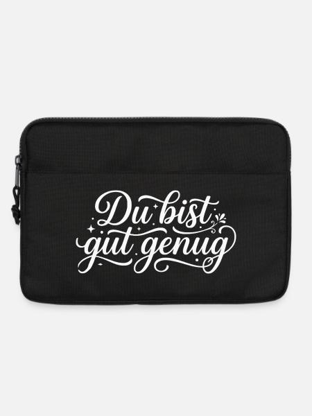 Du Bist Gut Genug Internet Meme - Laptoptasche 13" - Schwarz