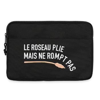 Le roseau pli mais ne rompt pas - Epreuves - Sacoche pour ordinateur portable 13 pouces - noir - Devant