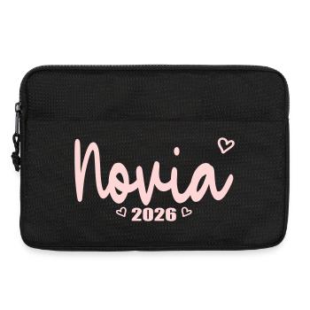 Spanische Brauthochzeit 2026 - Laptoptasche 13" - Schwarz - Vorne