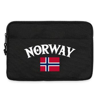 Vacances en Norvège dans les fjords de Norge Voyage en Scandinavie - Sacoche pour ordinateur portable 13 pouces - noir - Devant