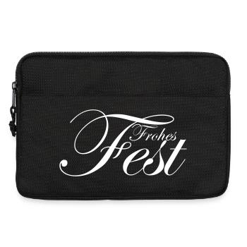 Frohes Fest - Laptoptasche 13" - Schwarz - Vorne