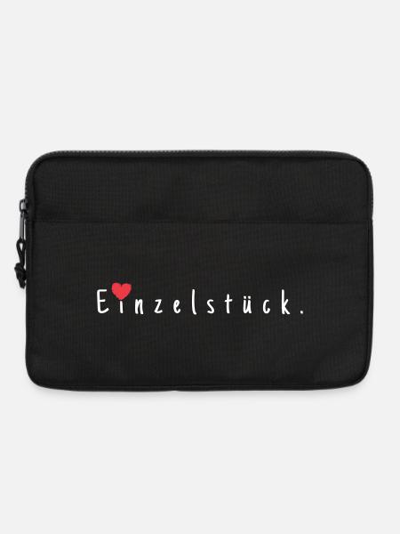 Einzelstück. - Laptoptasche 13" - Schwarz