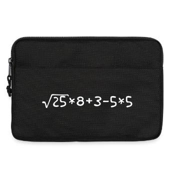 18. Geburtstag - eine mathematische Formel - Laptoptasche 13" - Schwarz - Vorne