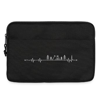 Camping Heartbeat - Sacoche pour ordinateur portable 13 pouces - noir - Devant