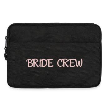Bride Crew Wedding Party Crew (Équipage de mariage de mariée) - Sacoche pour ordinateur portable 13 pouces - noir - Devant
